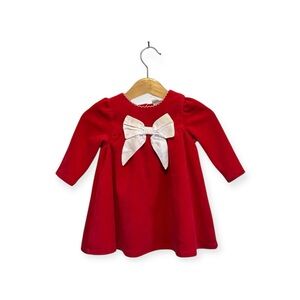 Little Me Girls Charming Red Special Occasion Dress Size 6M
